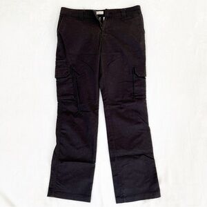 Dickie's Women's Relaxed Cargo Pants 6R Utility Black Work Pants